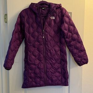 The North Face Kids' Quilted Purple Puffer Jacket